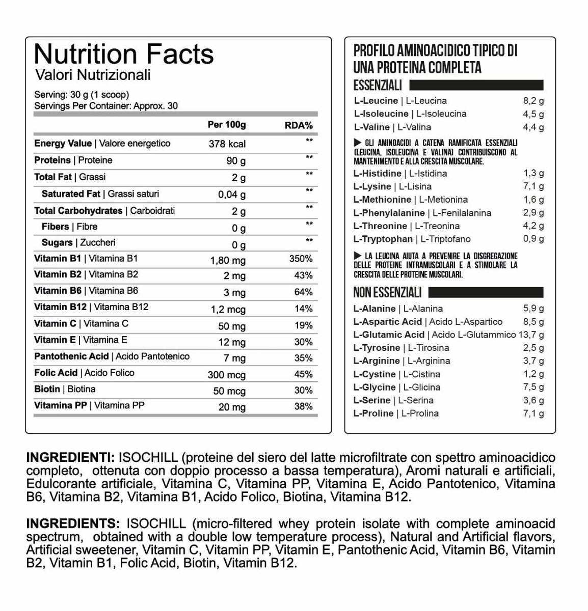 Hydrosense 900 gr - Biscotto - Coupon - Musclesense Nutrition